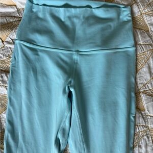 lululemon athletica Aqua Blue High-Waisted Leggings